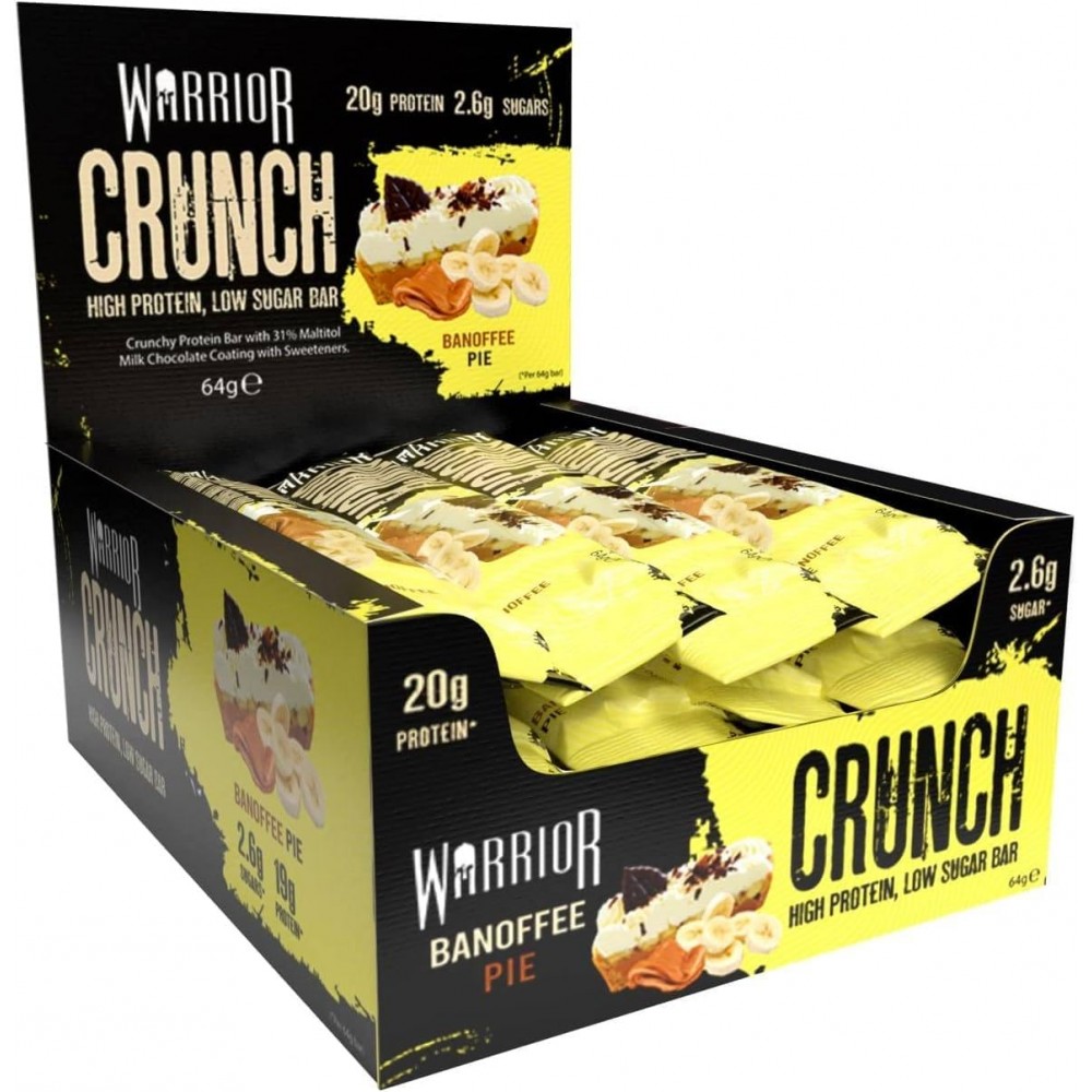 Warrior Crunch - Banoffee Pie 12 x 64g