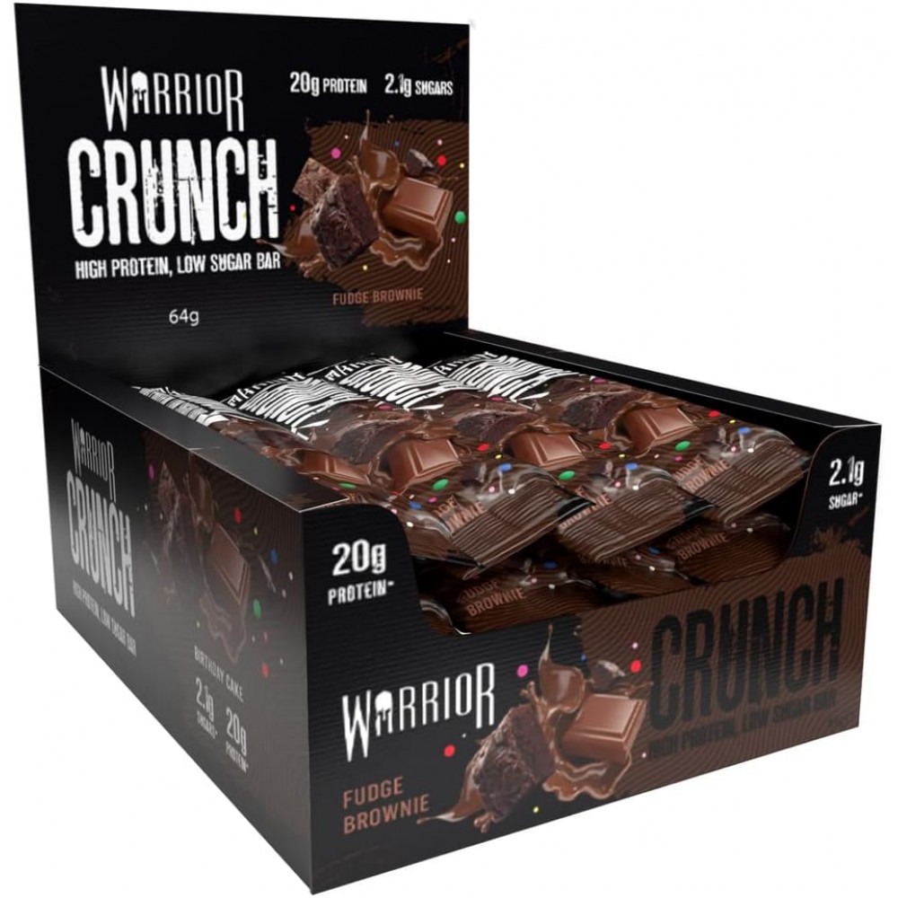 Warrior Crunch - Fudge Brownie 12 x 64g