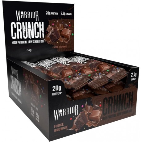 Warrior Crunch - Fudge Brownie 12 x 64g