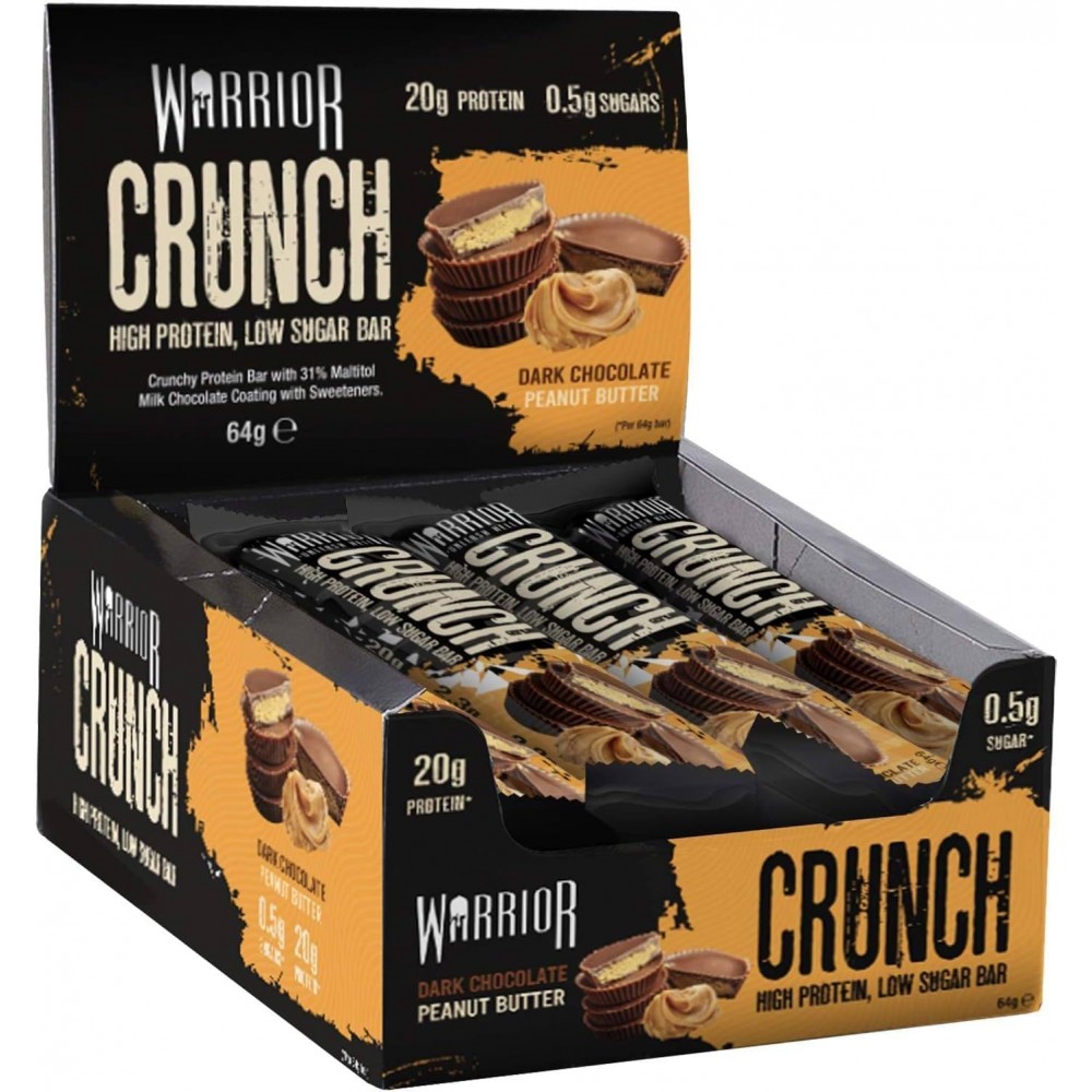 Warrior Crunch - Dark Chocolate Peanut Butter 12 x 64g