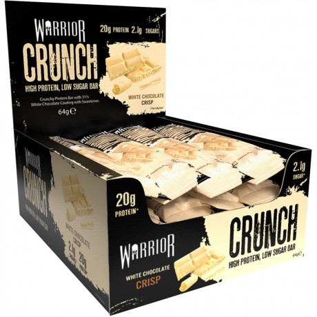 Warrior Crunch - White Chocolate Crisp 12 x 64g