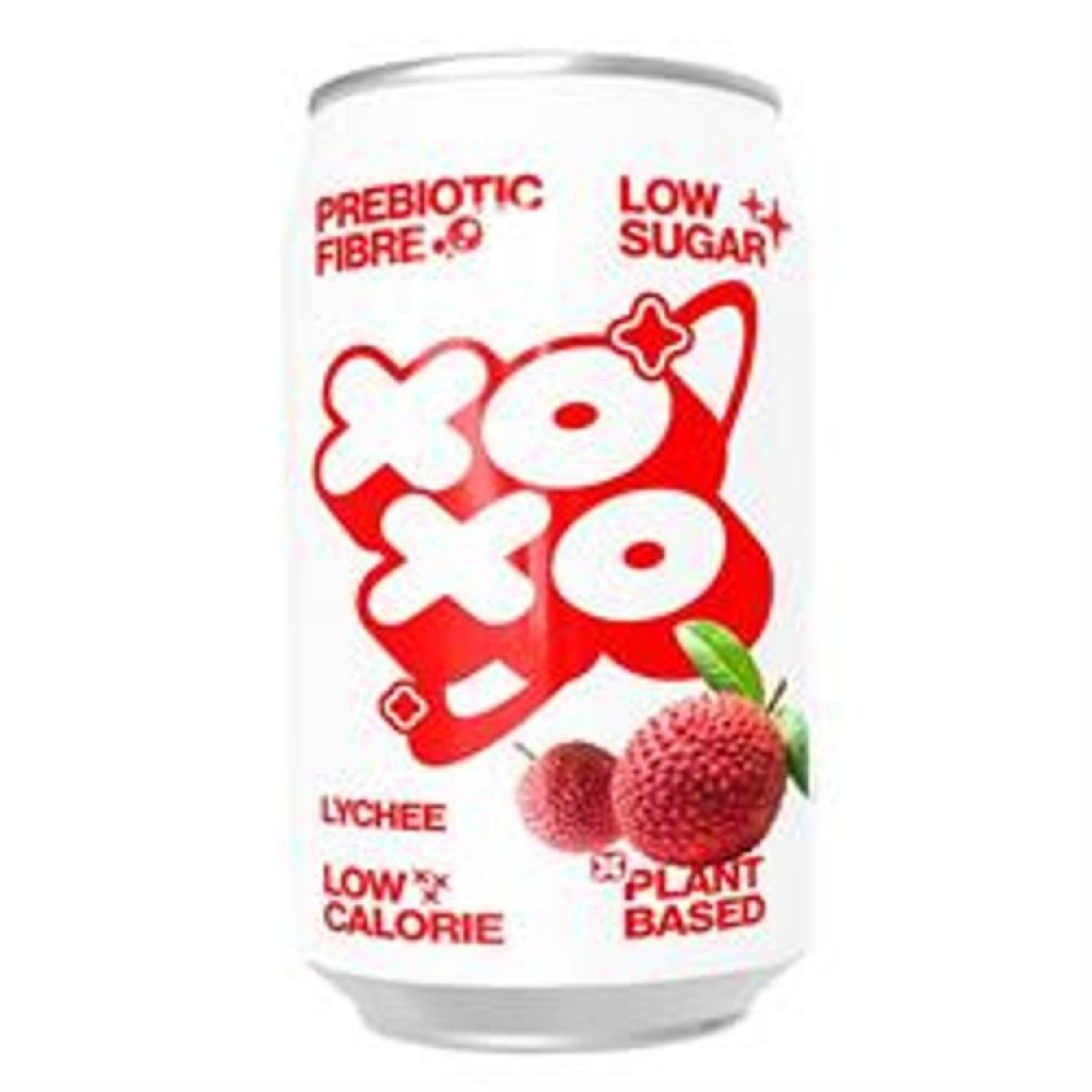 XOXO Prebiotic Soda - Sparkling Lychee 12 x 330ml
