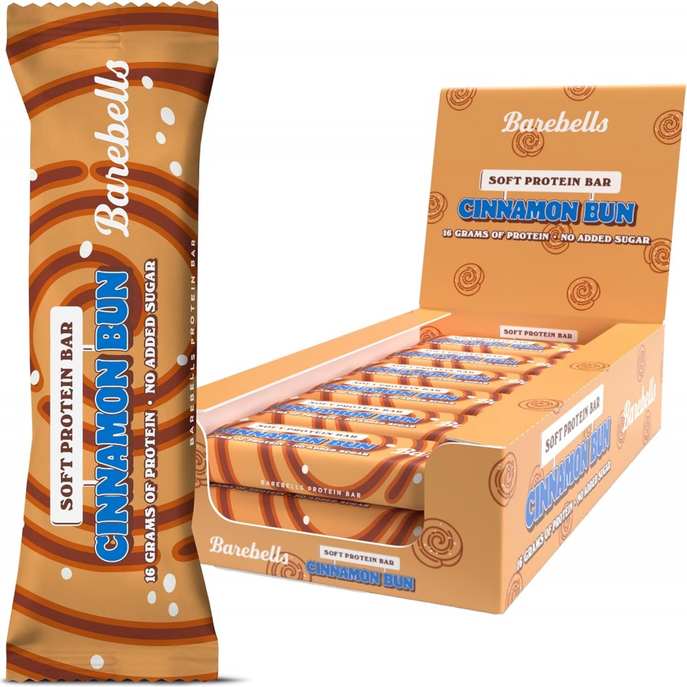 Barebells Protein Bar - Soft Cinnamon Bun 12 x 55g