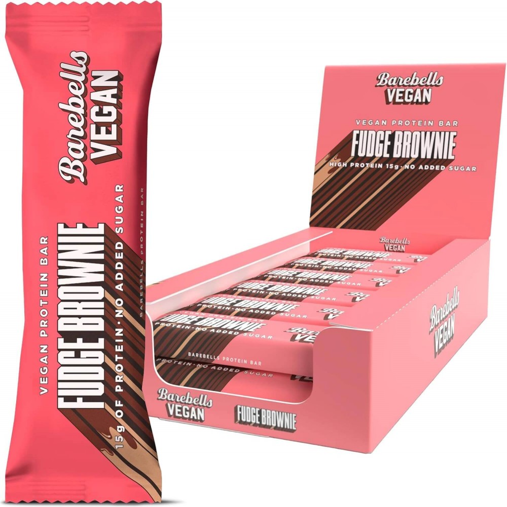 Barebells Protein Vegan Bar - Fudge Brownie 12 x 55g