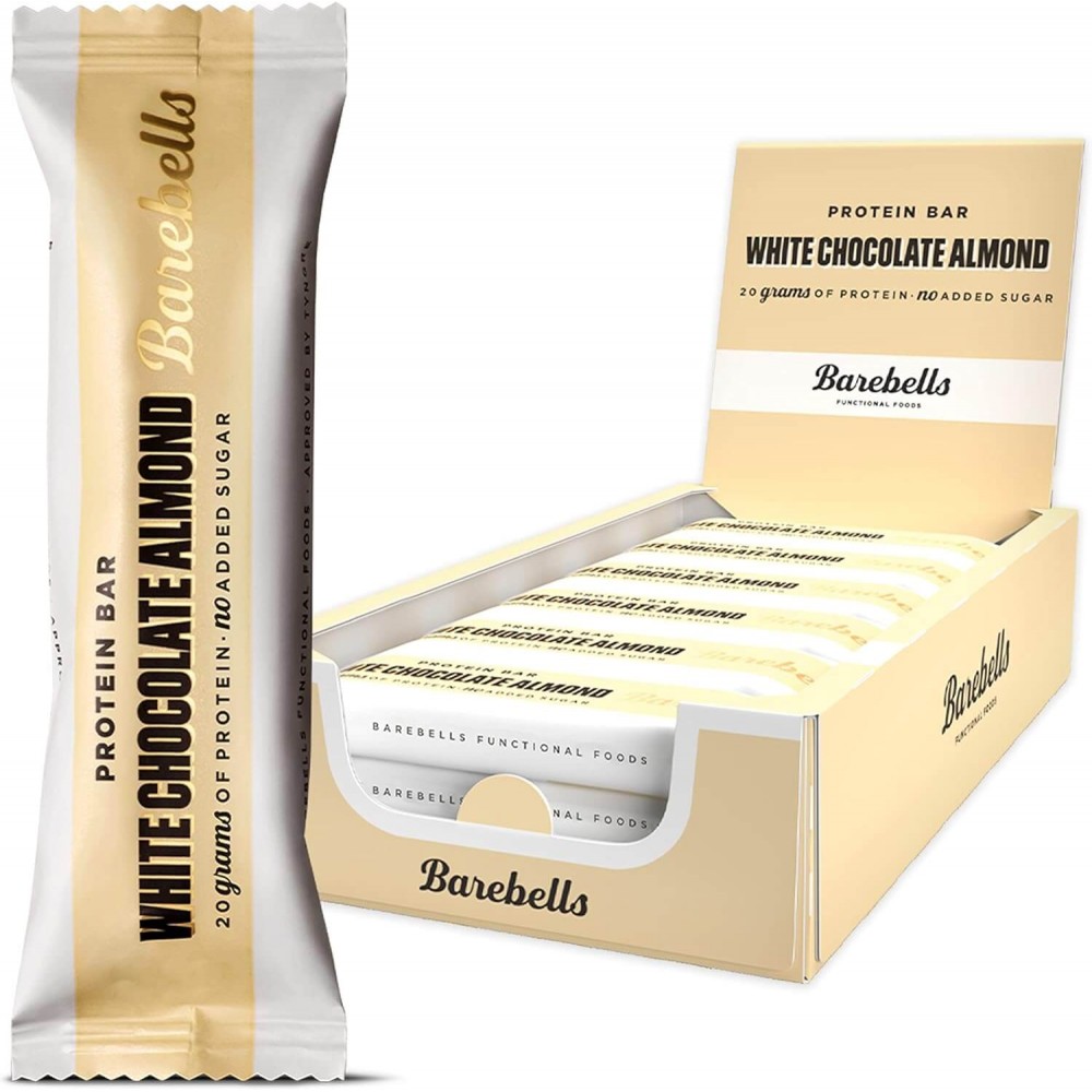 Barebells Protein Bar - White Chocolate Almond 12 x 55g