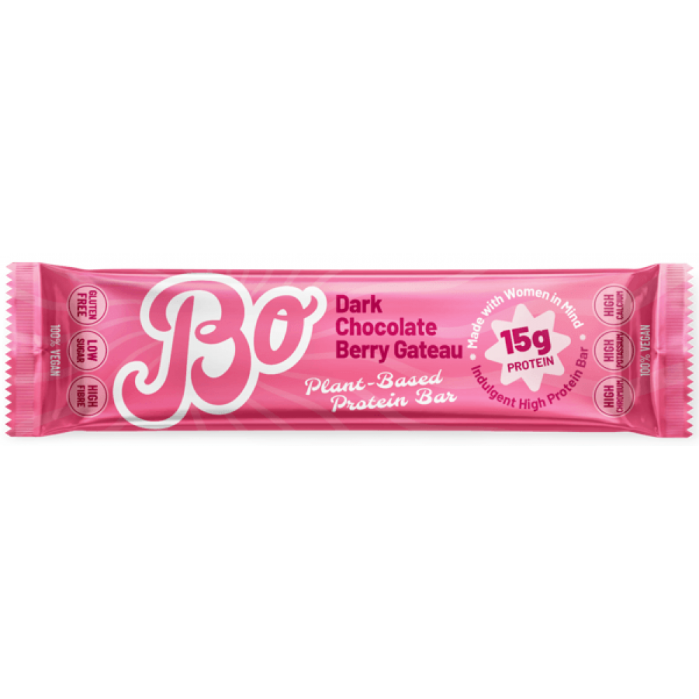 Bo Protein - Dark Chocolate Beery Gateau - 12 x 55g