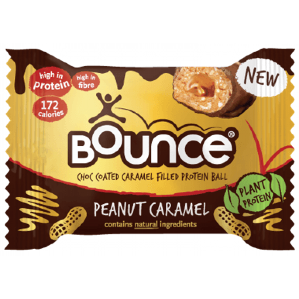 Bounce Protein Balls - Peanut Caramel 12 x 40g