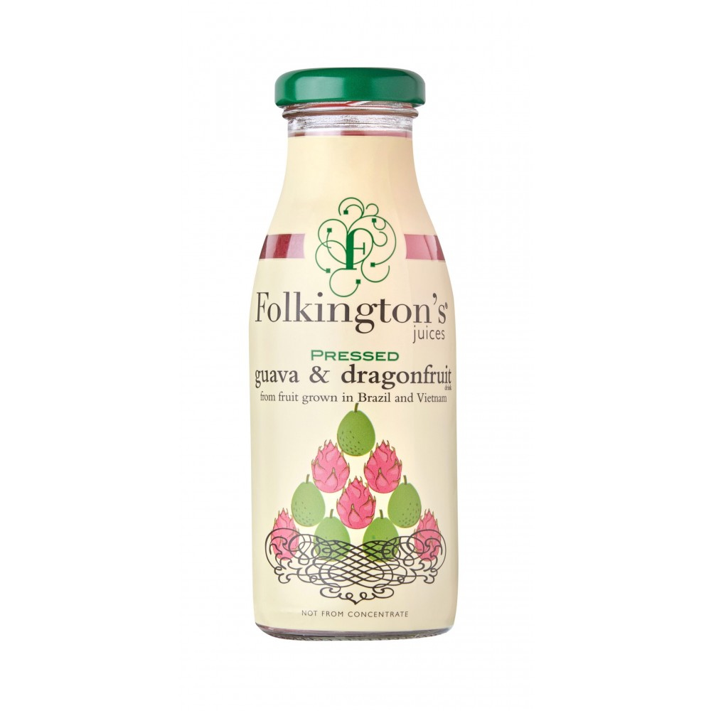 Folkington's Guava & Dragonfruit Juice 12 x 250ml