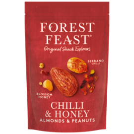 Forest Feast 120g - Serrano Chilli & Honey Almonds & Peanuts 8 x 120g