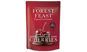 Forest Feast - 60% Dark Chocolate Sour Cherries 6 x 120g
