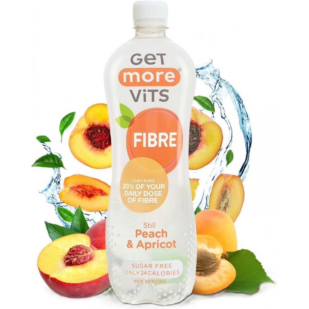 Get More Vits - Fibre Peach & Apricot 12 x 500ml