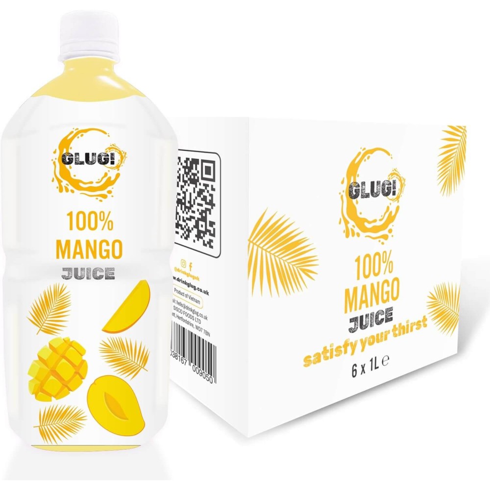 Glug Juice - Mango 6 x 1L
