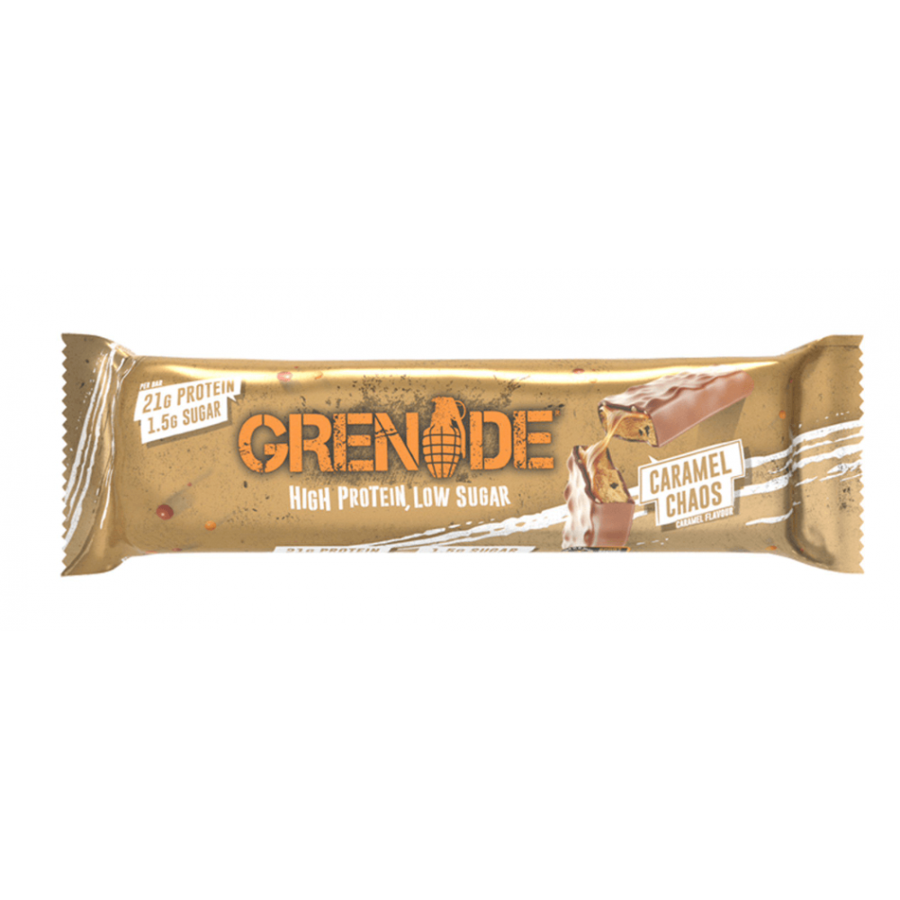Grenade Bar - Caramel Chaos 12 x 60g