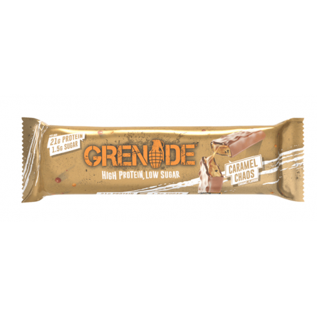 Grenade Bar - Caramel Chaos 12 x 60g