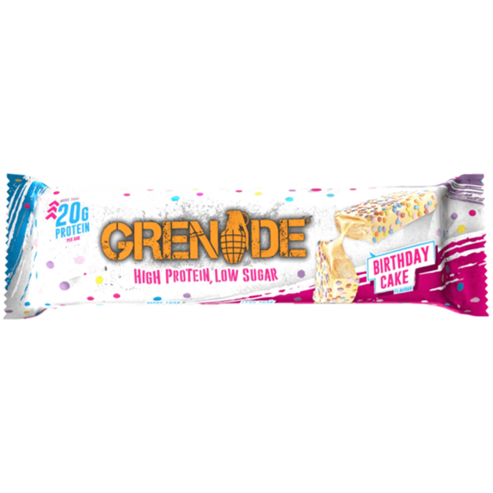 Grenade Carb Killa Bars - Birthday Cake 12 x 70g
