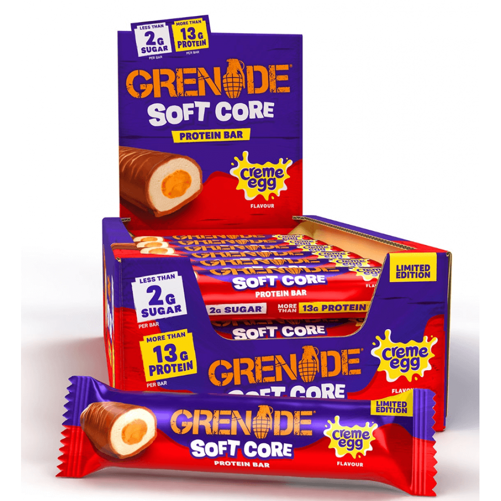 Grenade Soft Core Creme Egg Bar 18 x 45g
