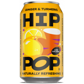 Hip Pop Soda - Ginger & Turmeric 12 x 330ml