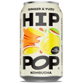 Hip Pop Kombucha - Ginger & Yuzu 12 x 330ml