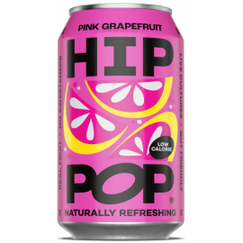 Hip Pop Soda - Pink Grapefruit 12 x 330ml