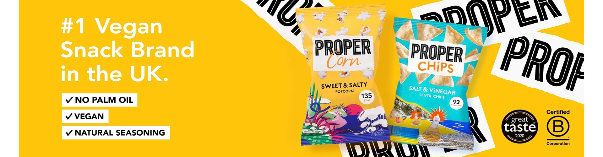 Propercorn Banner