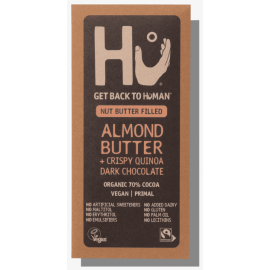 Hu Chocolate - Almond Butter & Crispy Quinoa Dark Chocolate 12 x 60g