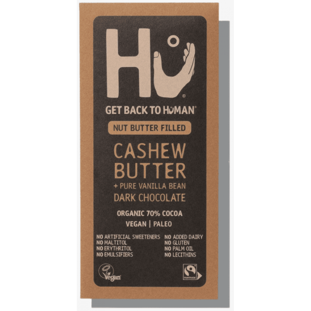 Hu Chocolate - Cashew Butter & Pure Vanilla Dark Chocolate 12 x 60g