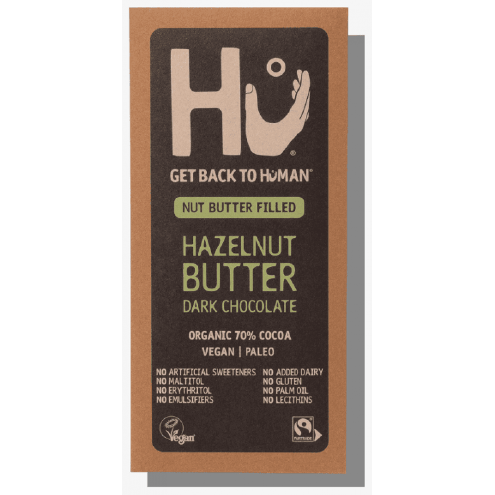 Hu Chocolate - Hazelnut Butter Dark Chocolate 12 x 60g