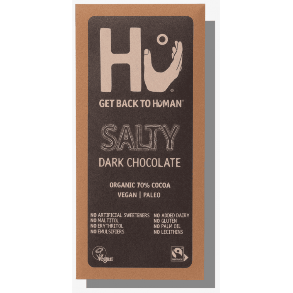 Hu Chocolate - Salty Dark Chocolate 12 x 60g