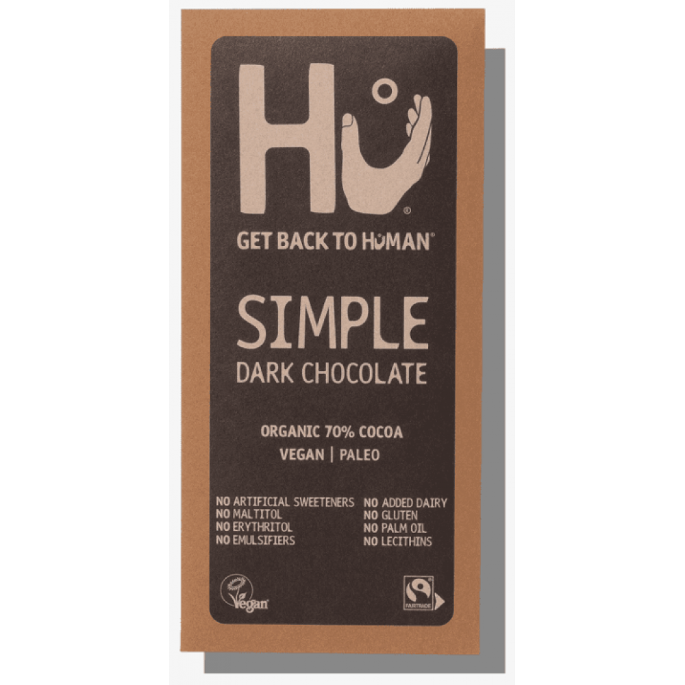 Hu Chocolate - Simple Dark Chocolate 12 x 60g