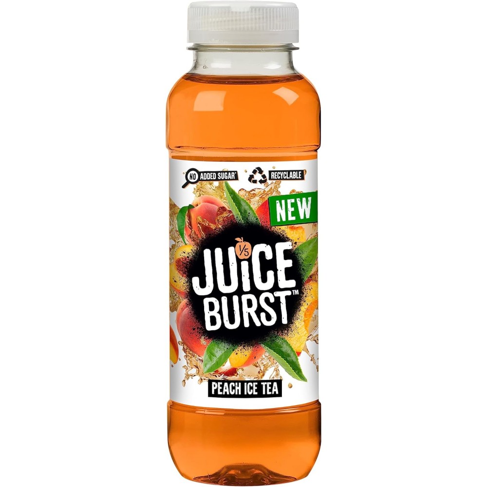 Juice Burst - Peach Ice Tea 12 x 500ml