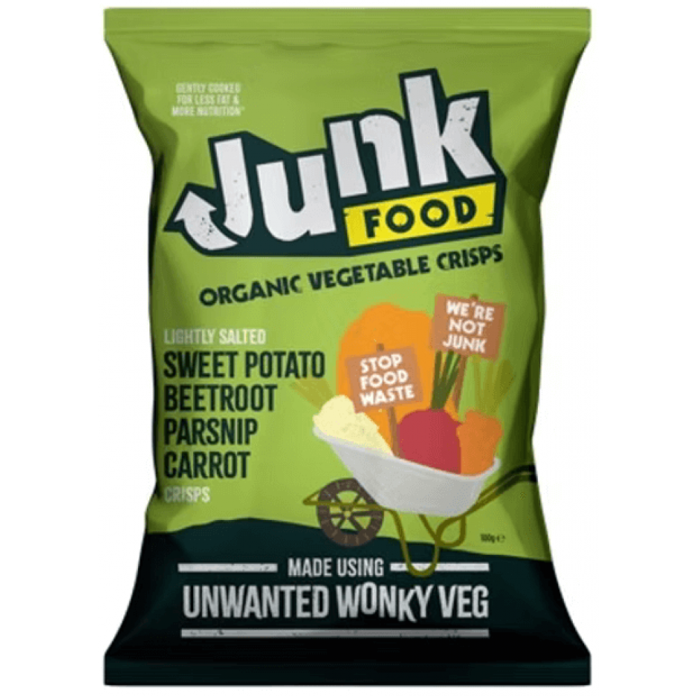 Junk Food Organic Veg Crisps - Mixed Veg 18 x 30g