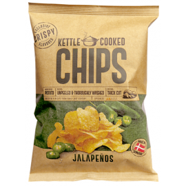 Kettle Cooked Chips - Jalapeno 8 x 150g