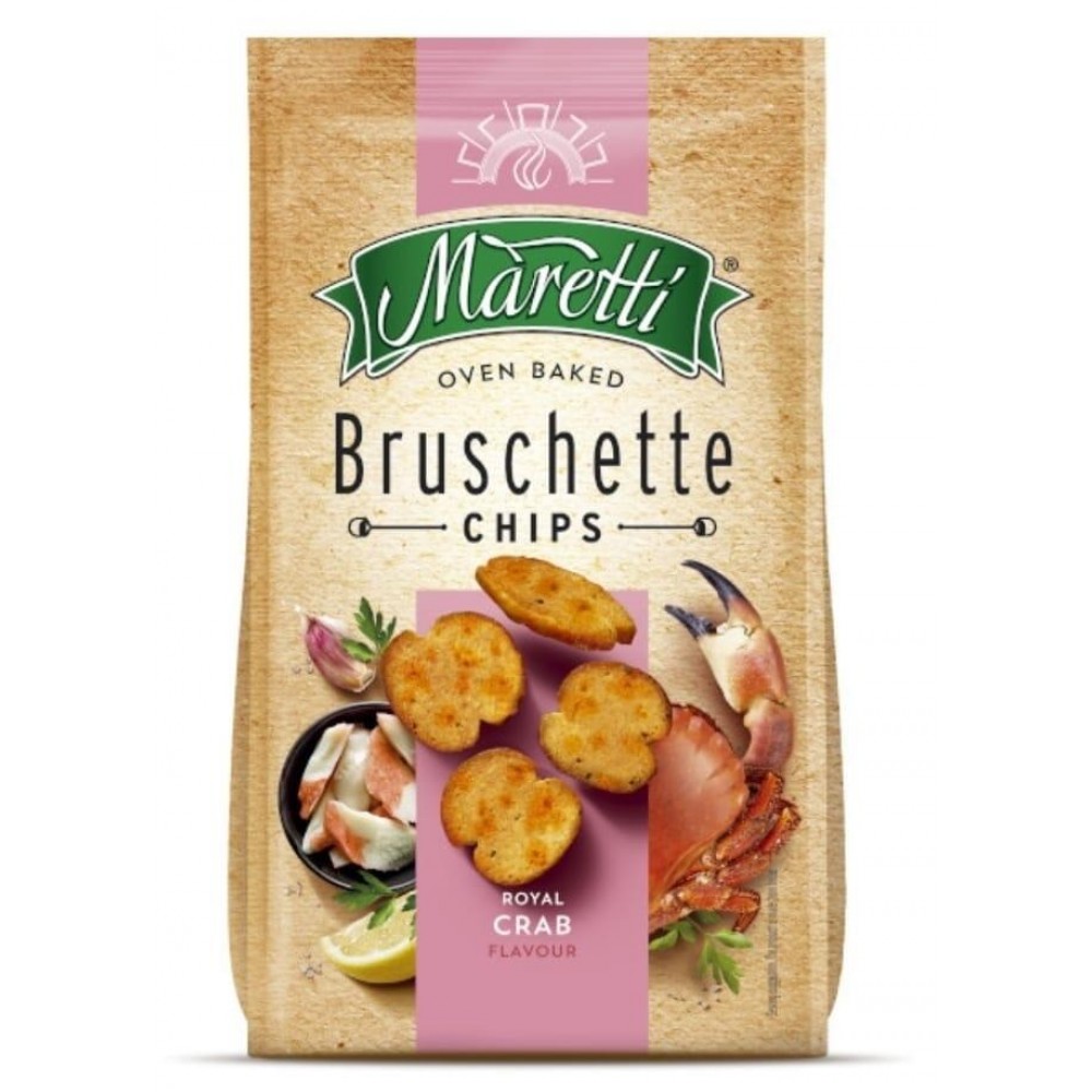 Maretti Bruschette Chips - Royal Crab 21 x 70g