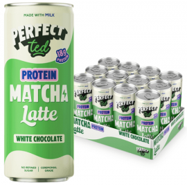 PerfectTed PROTEIN Matcha Latte - White Chocolate 12 x 250ml