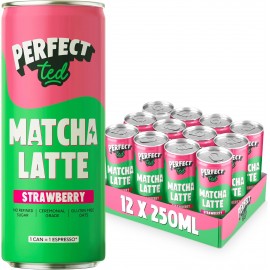 Perfect Ted Matcha Latte - Strawberry 12 x 250ml