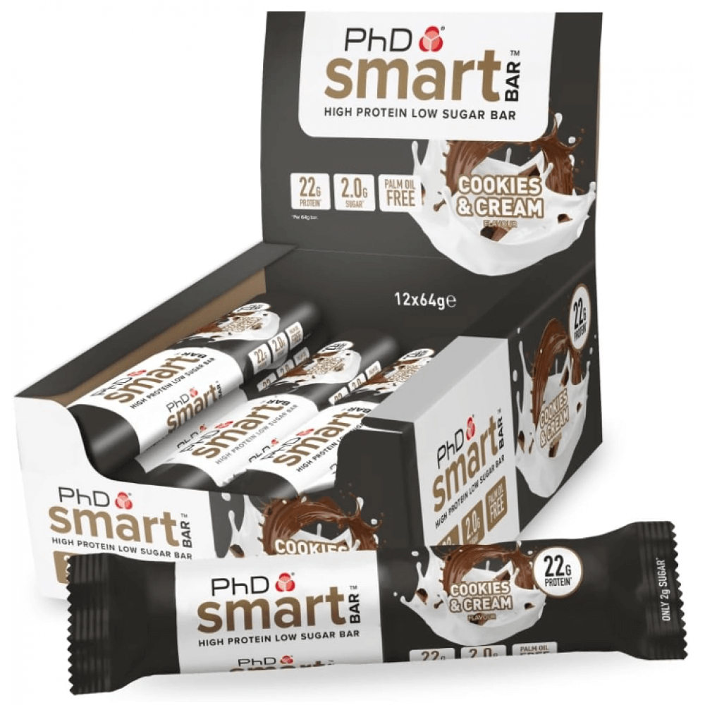 PhD Smart Bar - Cookies & Cream 12 x 64