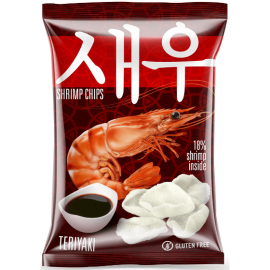 Shrips Prawn Crackers - Teriyaki 10 x 50g