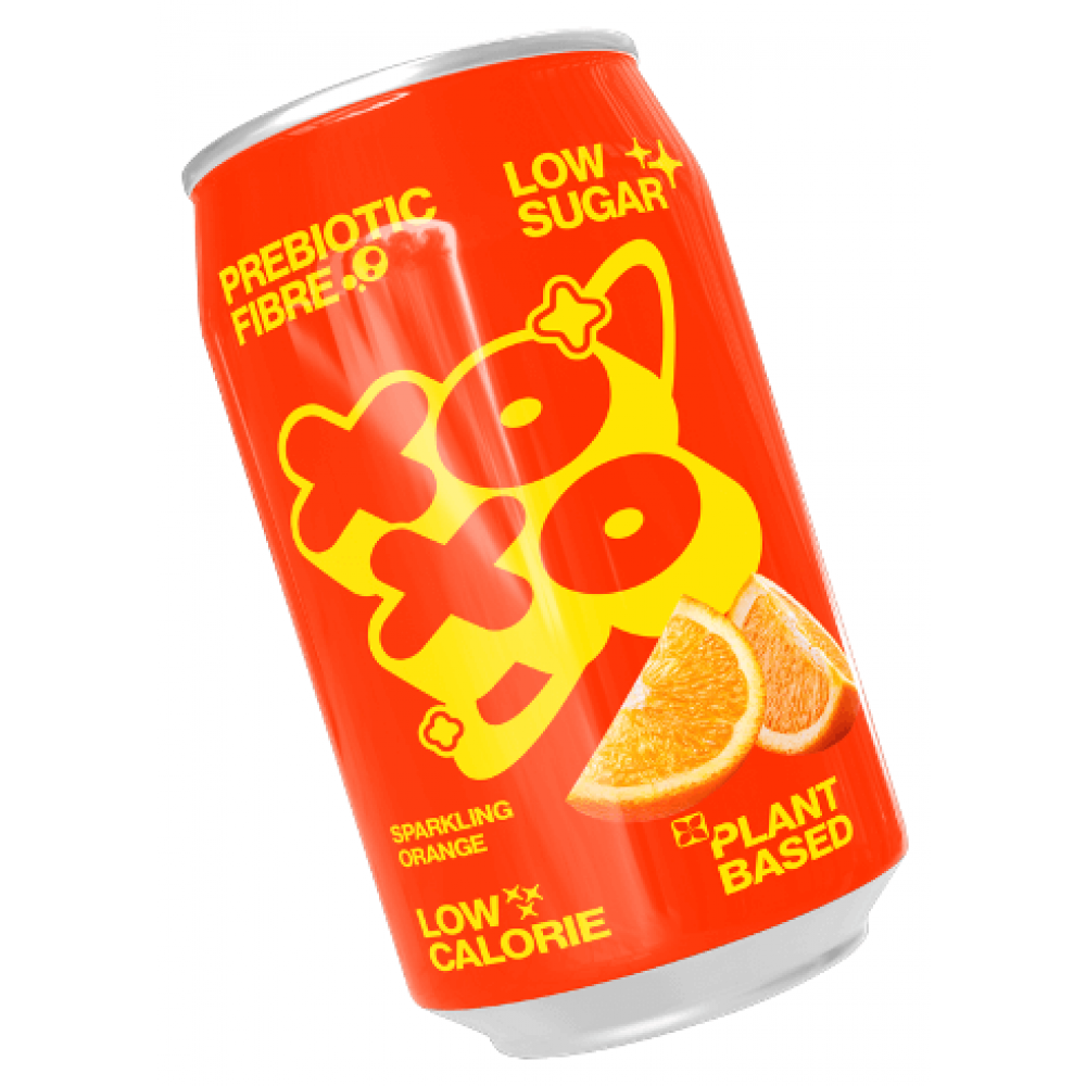 XOXO Prebiotic Soda - Sparkling Orange 12 x 330ml