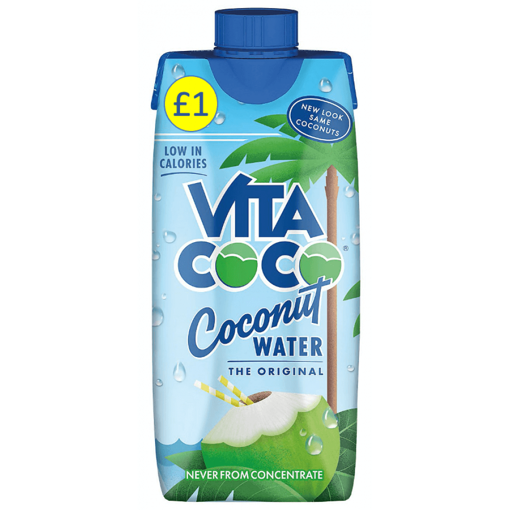 Vita Coco PMP £1 - Pure & Strawberry Coconut Water 24 x 250ml
