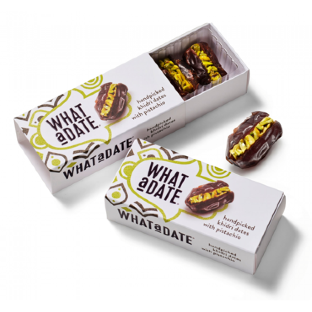 What A Date Snack Box - Pistachio 12 x 4