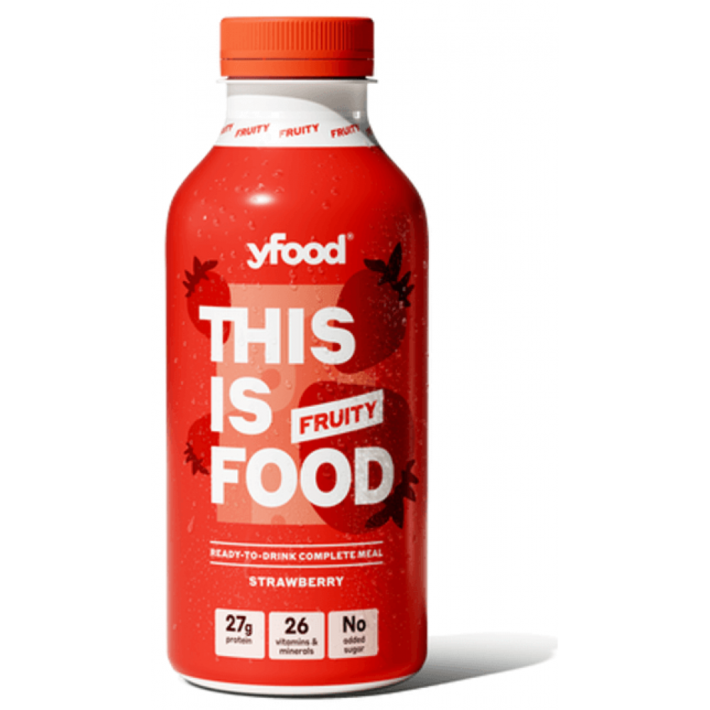 YFood Ready To Drink Meal Fruity Strawberry 6 X 500ml YFood Ready To Drink Meal Fruity Strawberry 6 X 500ml