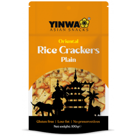 Yinwa Rice Crackers - Plain 12 x 100g
