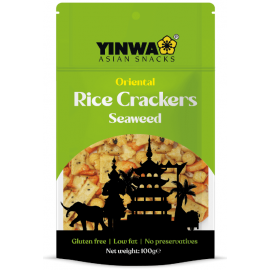 Yinwa Rice Crackers - Seaweed 12 x 100g