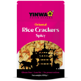Yinwa Rice Crackers - Spicy 12 x 100g