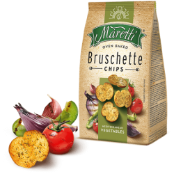 Maretti Bruschette Chips - Mediterranean Vegetables 15 x 70g
