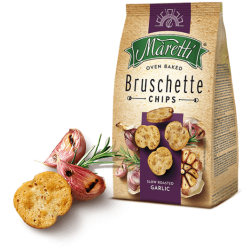 Maretti Bruschette Chips - Slow Roasted Garlic 15 x 70g