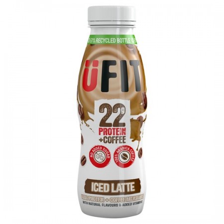 UFIT 25g Protein Shake - Iced Latte 10x330ml