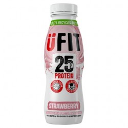 UFIT 25g Protein Shake - Strawberry 10x330ml