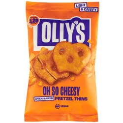 Ollys Pretzel Thins - Vegan So Cheesy- 10 x 35g