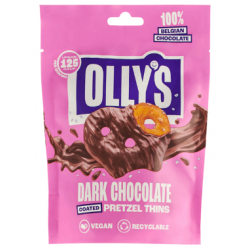 Ollys Pretzel - Dark Chocolate Thins - 10 x 90g